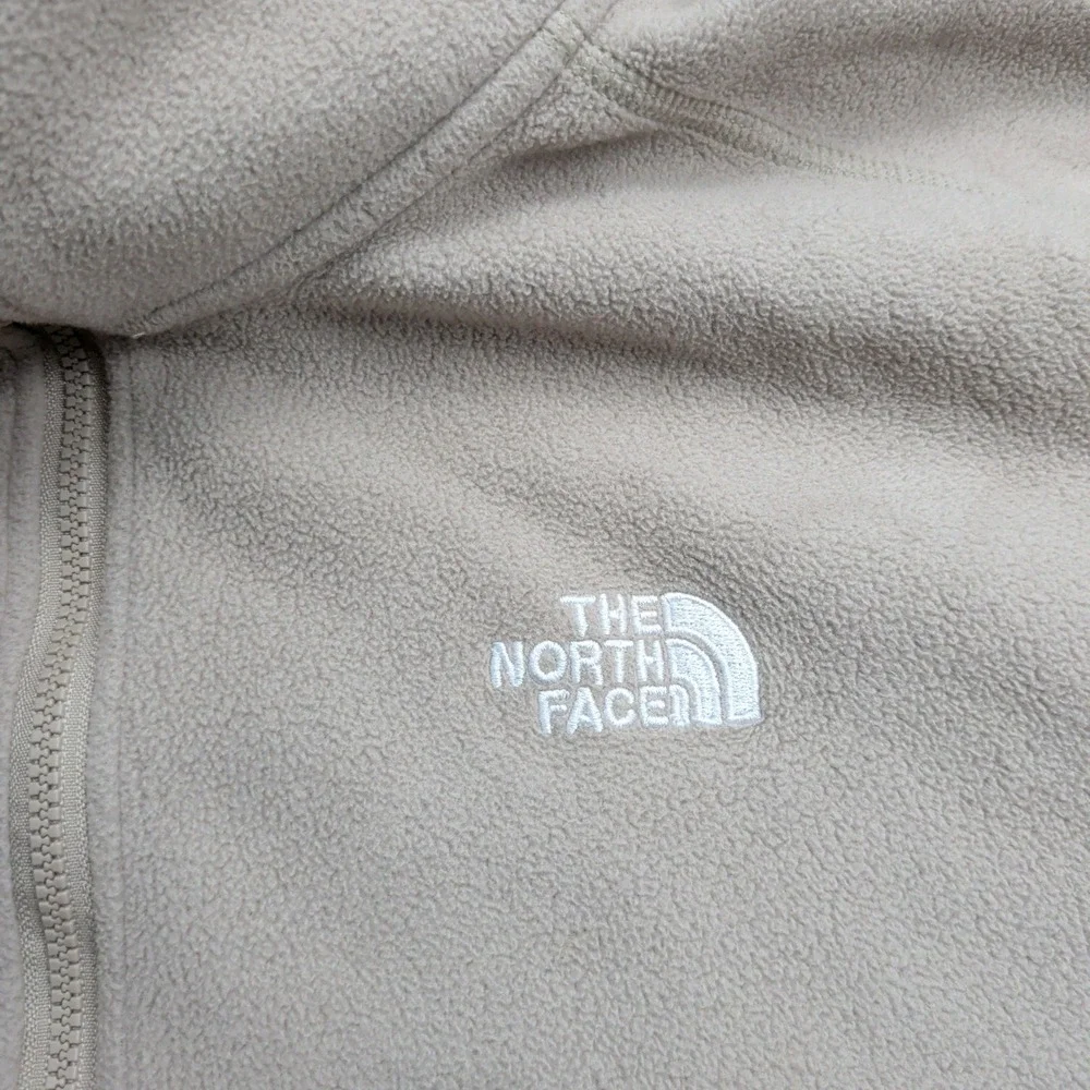 The North Face TKA 100 Glacier Quarter Zip Mens XL Fleece Pullover Tan